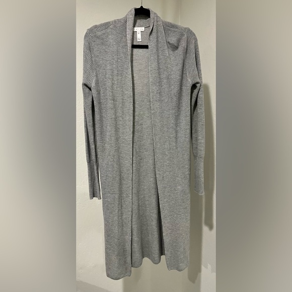 Leith Gray Long Cardigan - Picture 1 of 2